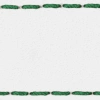 Podkładka W1 do paska 20mm | Biały / Ciemnozielona nić