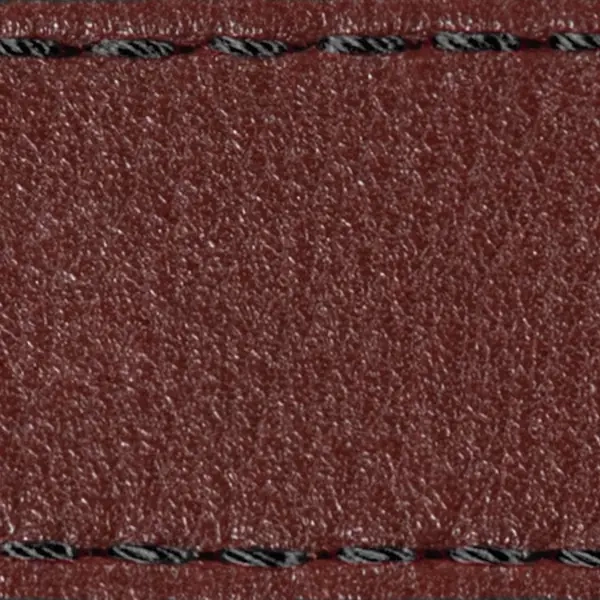 Pasek C1 26mm | Kasztanowy / Czarna nić | Części skórzane bez klamry