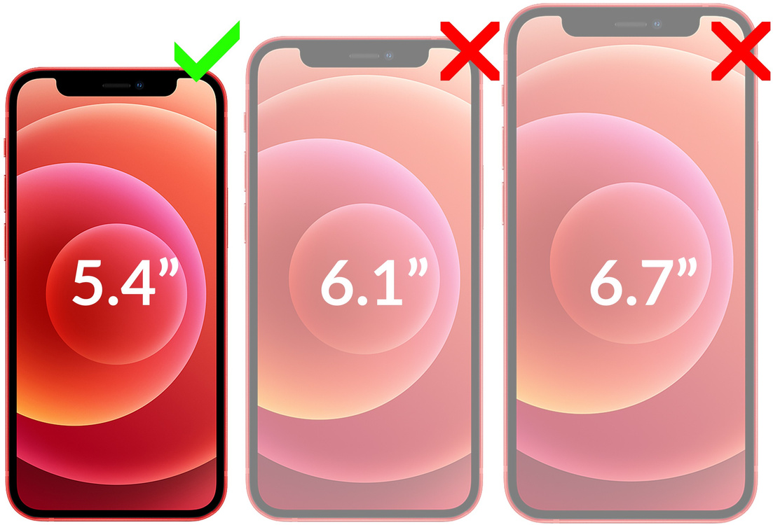 moVear flipSide S skórzane etui do Apple iPhone 12 Mini (5.4") | Skóra naturalna gładka (Czerwona)