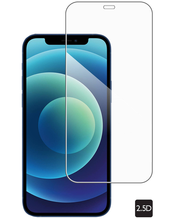 moVear GLASS mSHIELD 2.5D do Apple iPhone 12 Pro / 12 (6.1") (kompatybilne z etui)