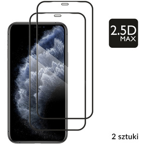 2 szt. | moVear GLASS mSHIELD 2.5D MAX do Apple iPhone 11 Pro / Xs / X (5.8") (kompatybilne z etui)