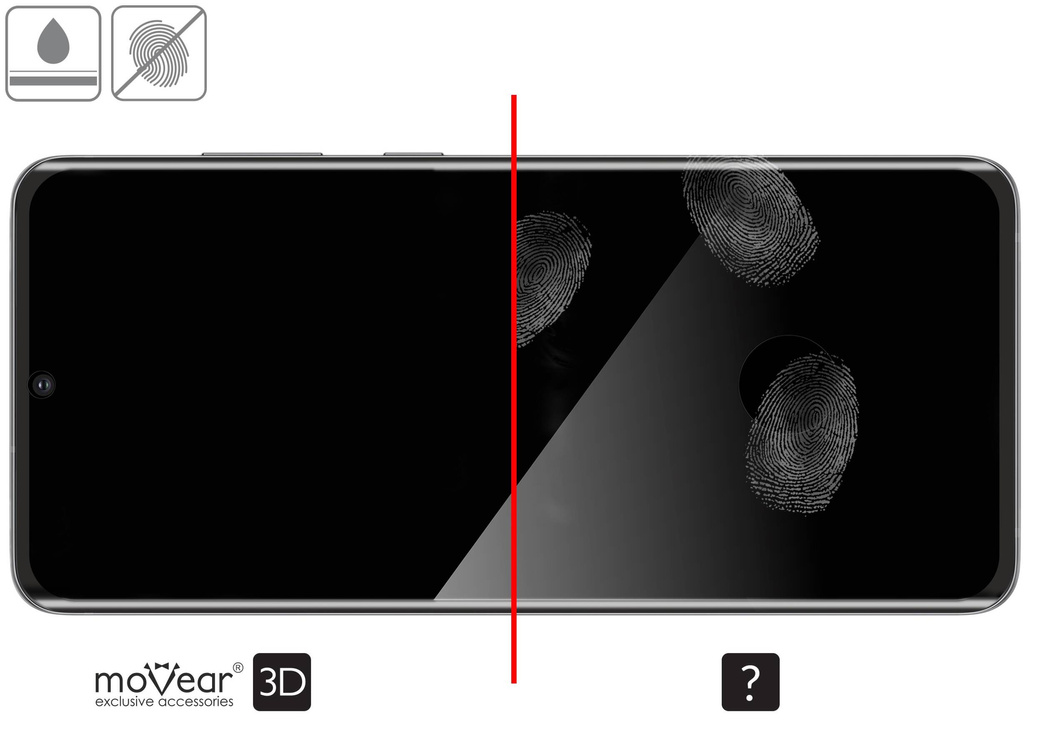 2 szt. | moVear GLASS mSHIELD 3D do Samsung Galaxy S20 Ultra (6.9") (na cały ekran)