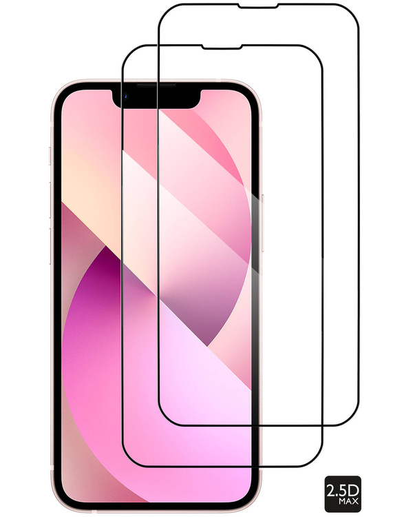 2 szt. | moVear GLASS mSHIELD 2.5D MAX do Apple iPhone 13 Mini (5.4") (kompatybilne z etui)