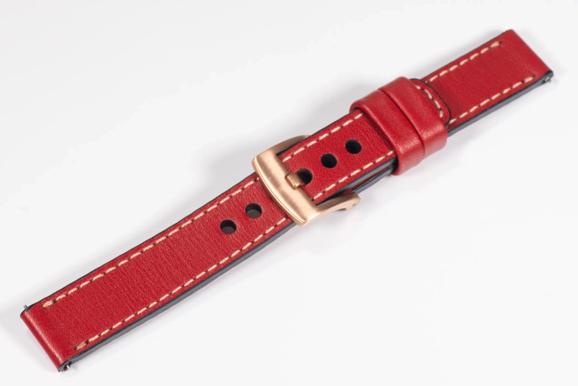 Pasek skórzany 18mm do zegarka / smartwatcha premium MOVEAR / [Outlet P-56]