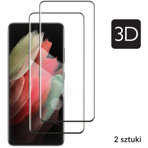 2 szt. | moVear GLASS mSHIELD 3D do Samsung Galaxy S21 Ultra (6.8") (na cały ekran)