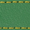 Pasek C1 26mm | Zielony / Żółta nić | Części skórzane bez klamry