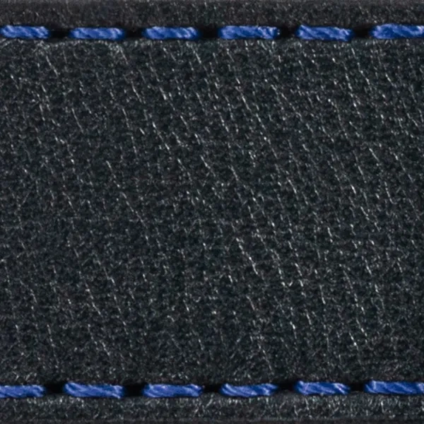 Podkładka W1 do paska 18mm | Czarny / Granantowa nić