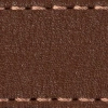 Pasek C1 23mm | Ciemnobrązowy / Różowo złota nić | Części skórzane bez klamry