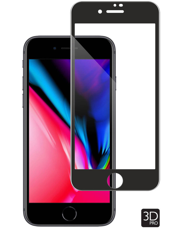 moVear GLASS mSHIELD 3D PRO do Apple iPhone 8 Plus / 7 Plus (5.5") (na cały ekran)