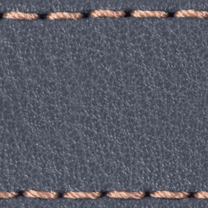 Pasek C1 18mm | Szary stalowy / Różowo złota nić | Części skórzane bez klamry