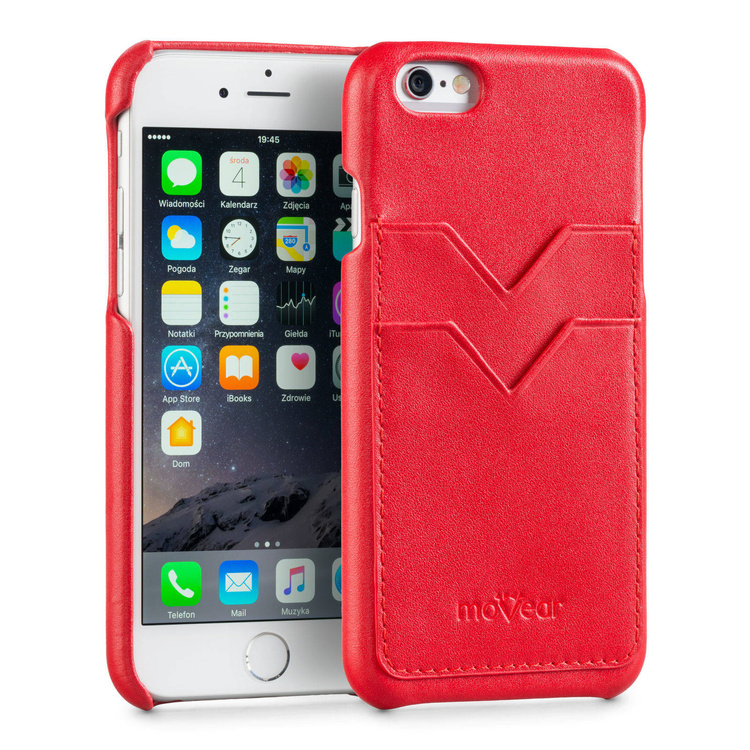 moVear backCover S+ Skórzane Etui Plecki do Apple iPhone 6 / 6s | Skóra Gładka | Cappuccino