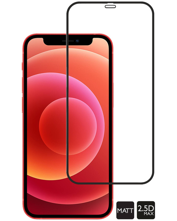 moVear GLASS mSHIELD 2.5D MAX MATT do Apple iPhone 12 Mini (5.4") (Antyrefleksyjne, kompatybilne z etui)