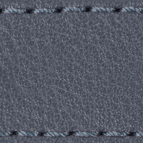 Pasek C1 26mm | Szary stalowy / stalowo szara nić | Części skórzane bez klamry