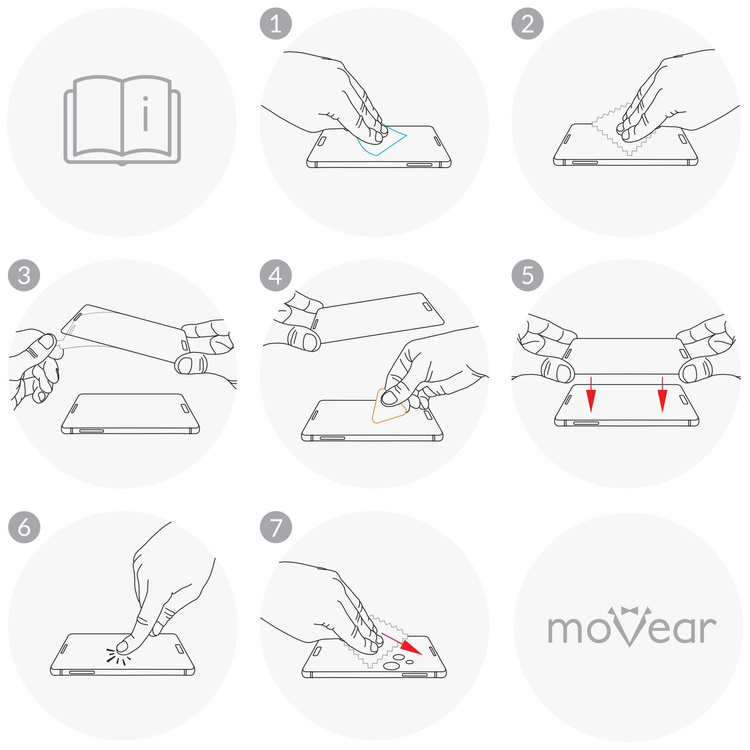 2 szt. | moVear GLASS mSHIELD 2.5D do Samsung Galaxy Note 20 (6.7") (kompatybilne z etui)