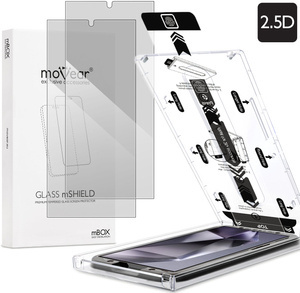 2 szt. | moVear mBOX GLASS mSHIELD 2.5D privacy do Samsung Galaxy S24 Ultra (6.8") (Anty spy, z Aplikatorem)