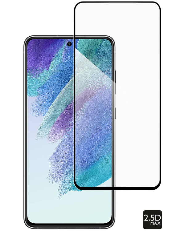 moVear GLASS mSHIELD 2.5D MAX do Samsung Galaxy S21 FE (6.4") (kompatybilne z etui)