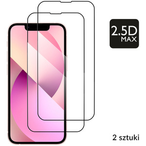 2 szt. | moVear GLASS mSHIELD 2.5D MAX do Apple iPhone 13 Mini (5.4") (kompatybilne z etui)