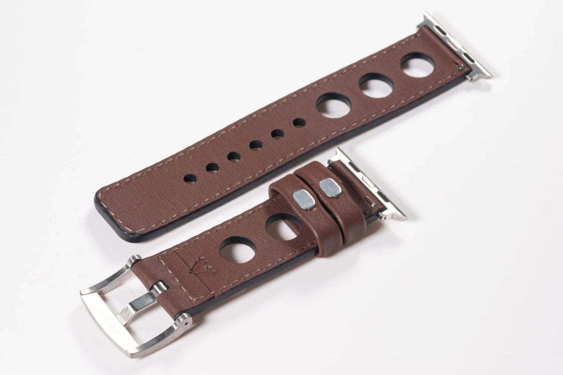 Pasek skórzany 24mm do Apple Watch premium MOVEAR / [Outlet P-3]