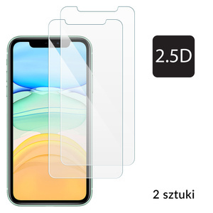2 szt. | moVear GLASS mSHIELD 2.5D do Apple iPhone 11 / Xr (6.1") (kompatybilne z etui)