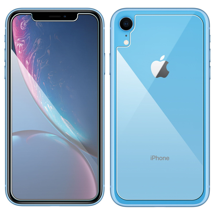 moVear GLASS mSHIELD 2.5D na Apple iPhone Xr | Szkło Hartowane (Przód + Tył)