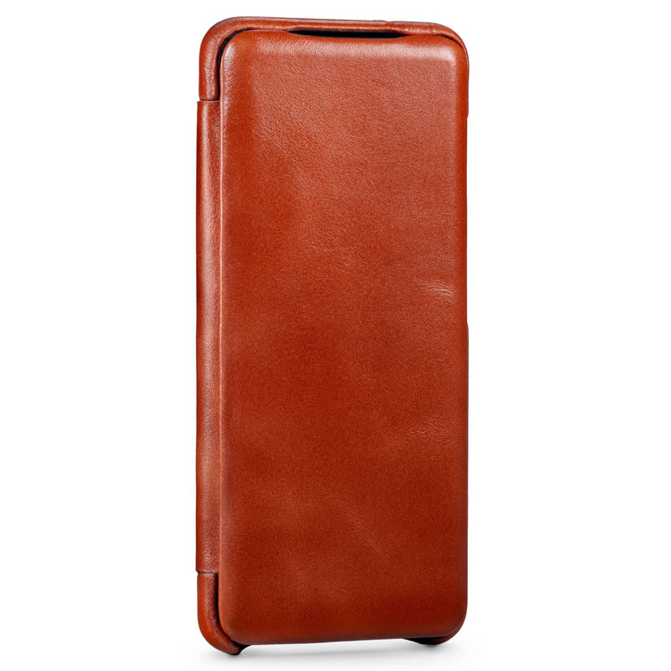 moVear flipSide S skórzane etui do Samsung Galaxy S20+ (Plus) (6.7") | Skóra naturalna vintage (Brązowa)
