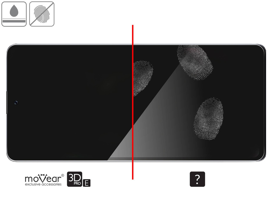 moVear GLASS mSHIELD 3D PRO-E do Samsung Galaxy A71 (6.7") (kompatybilne z etui)