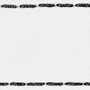 Pasek C1 26mm | Biały / Czarna nić | Części skórzane bez klamry