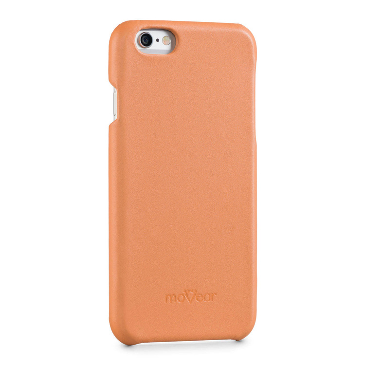 moVear backCover S Skórzane Etui Plecki do Apple iPhone 6 / 6s | Skóra Gładka | Cappuccino