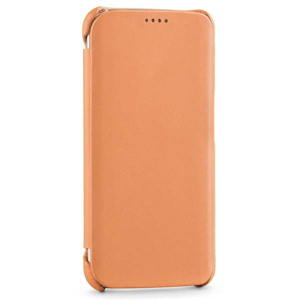 moVear flipSide S skórzane etui do Samsung Galaxy S6 edge (0) | Skóra naturalna gładka (Cappuccino)