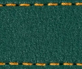 Pasek C1 23mm | Zielony butelkowy / Pomarańczowa nić | Części skórzane bez klamry
