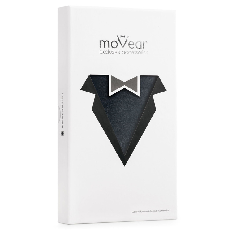 moVear flipSide S Skórzane Etui do Huawei P10 | Skóra Vintage | Czarny