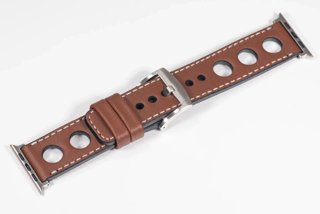 Pasek skórzany 24mm do Apple Watch premium MOVEAR / [Outlet P-50]