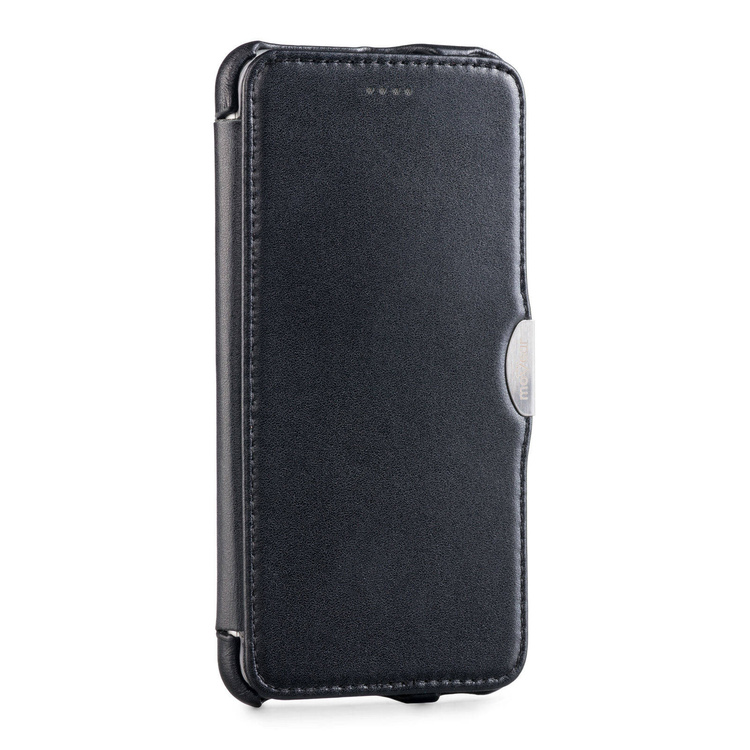 moVear flipSide C skórzane etui do Apple iPhone 6 Plus / 6s Plus (5.5") | Skóra naturalna gładka (Czarna)