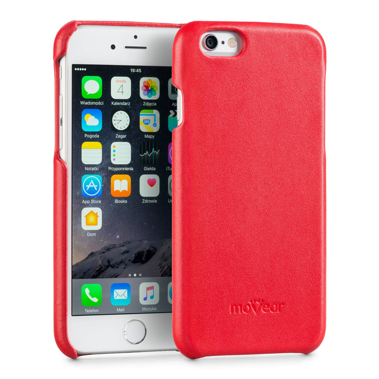 moVear backCover S Skórzane Etui Plecki do Apple iPhone 6 / 6s | Skóra Gładka | Cappuccino