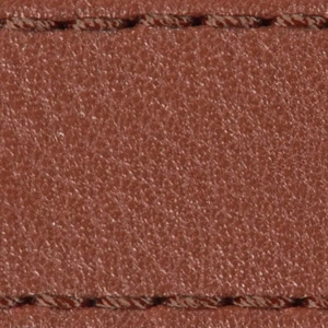 Pasek C1 20mm | Brązowy / Ciemnobrązowa nić | Części skórzane bez klamry