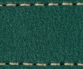 Pasek C1 23mm | Zielony butelkowy / Kremowa nić | Części skórzane bez klamry