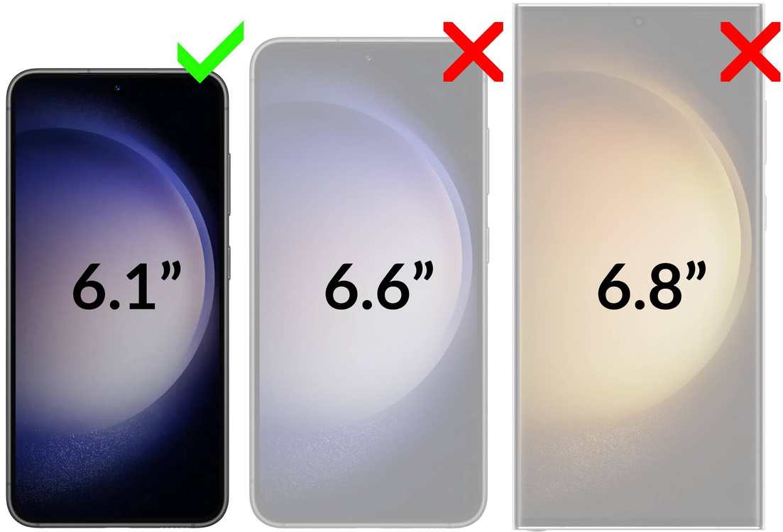 2 szt. | moVear GLASS mSHIELD 2.5D MAX do Samsung Galaxy S23 (6.1") (kompatybilne z etui)