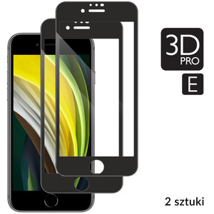 2 szt. | moVear GLASS mSHIELD 3D PRO-E do Apple iPhone SE (2022 / 2020) / 8 / 7 (4.7") (kompatybilne z etui)
