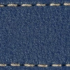 Pasek C1 23mm | Granatowy / Kremowa nić | Części skórzane bez klamry
