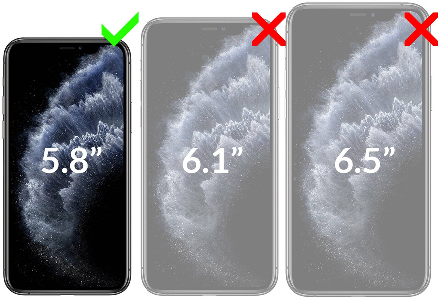 2 szt. | moVear GLASS mSHIELD 3D PRO privacy do Apple iPhone 11 Pro / Xs / X (5.8") | (Prywatyzujące)