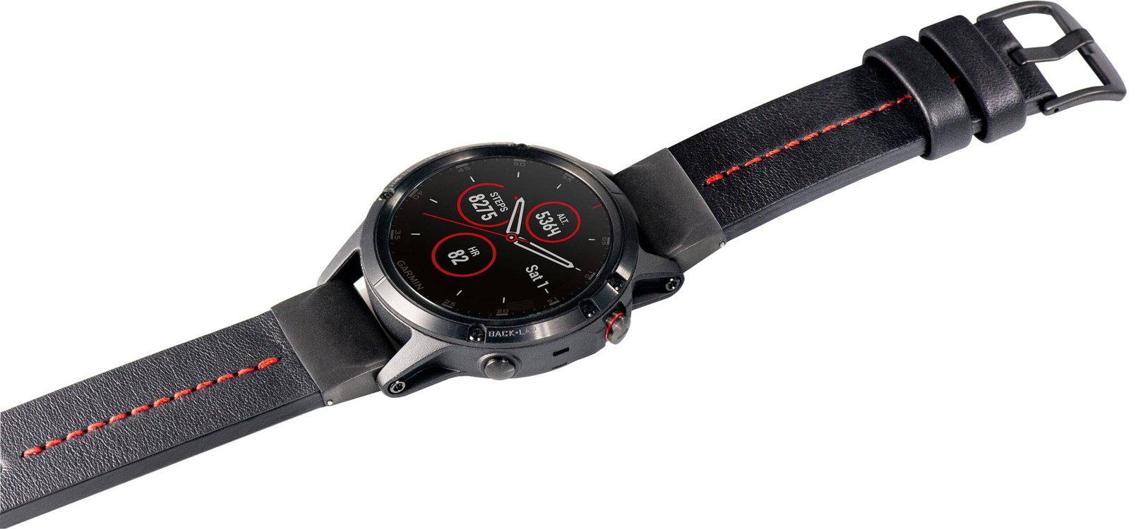 moVear | Adapter paska 20mm do Garmin QuickFit 22mm Fenix / Forerunner / Epix / Instinct / Enduro / Quatix / MARQ - 47/45mm | Czarny Stal nierdzewna +PVD