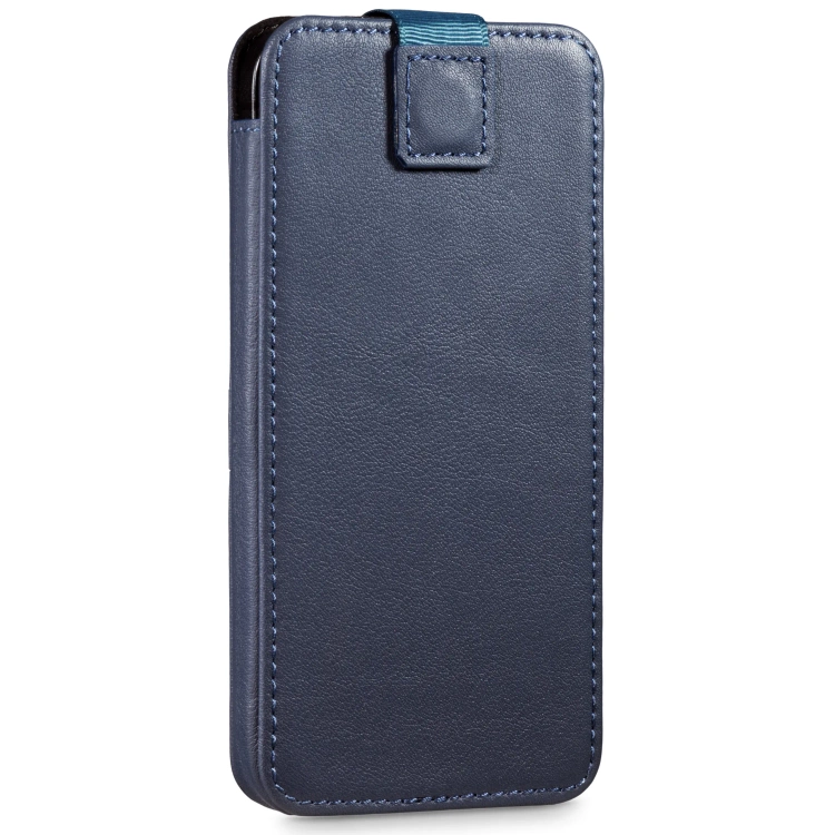 moVear pocketCase C+ skórzana wsuwka do Samsung rozmiar M (ok 151 x 73 x 9mm) | Skóra naturalna nappa (Granatowa)