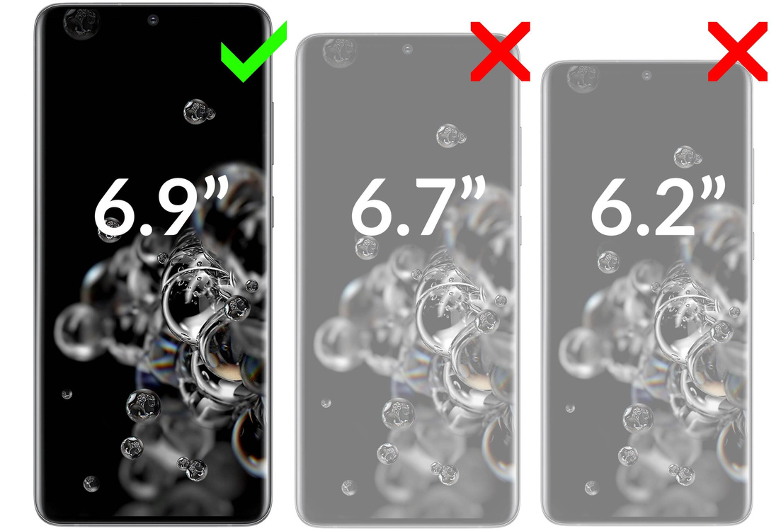 moVear flipSide S skórzane etui do Samsung Galaxy S20 Ultra (6.9") | Skóra naturalna gładka (Czarna)