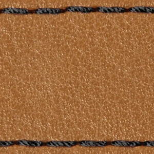 Pasek C1 21mm | Jasnobrązowy / Czarna nić | Części skórzane bez klamry