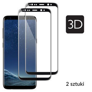 2 szt. | moVear GLASS mSHIELD 3D do Samsung Galaxy S8+ (Plus) (6.2") (na cały ekran)