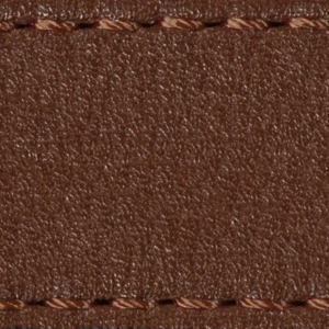 Pasek C1 18mm | Ciemnobrązowy / Ciemnobrązowa nić | Części skórzane bez klamry