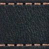 Pasek C1 21mm | Czarny / Różowo złota nić | Części skórzane bez klamry