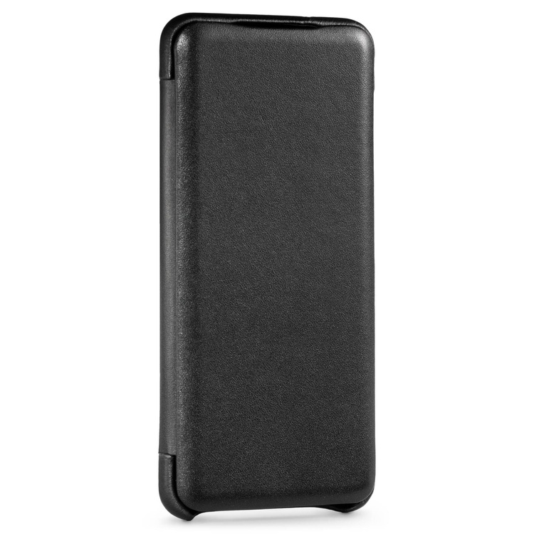 moVear flipSide S skórzane etui do Samsung Galaxy S20 Ultra (6.9") | Skóra naturalna gładka (Czarna)
