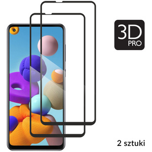 2 szt. | moVear GLASS mSHIELD 3D PRO-E do Samsung Galaxy A21 (6.5") (kompatybilne z etui)