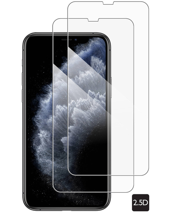 2 szt. | moVear GLASS mSHIELD 2.5D do Apple iPhone 11 Pro / Xs / X (5.8") (kompatybilne z etui)